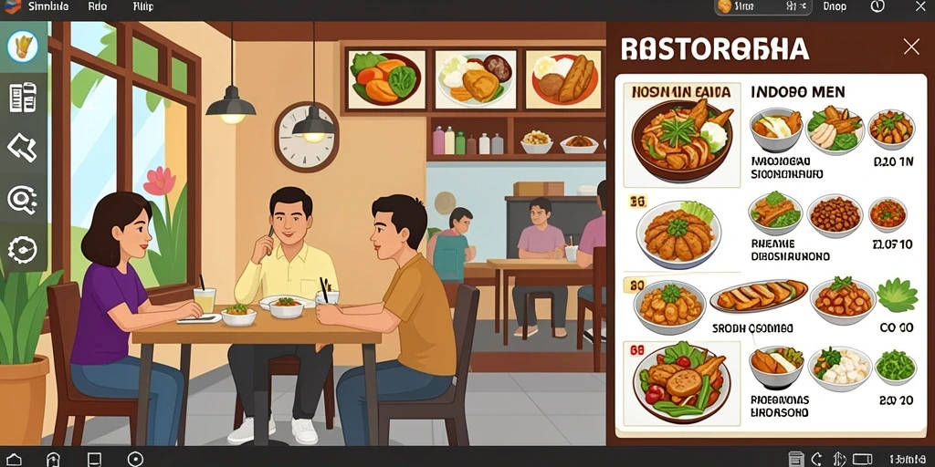 Tampilan awal yang menarik dan ramah pengguna.